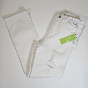 NWT Sam Edelman Kick Flare Jeans Womens Size 24 White